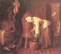 Chardin, Jean Baptiste Simeon - Woman at the Urn